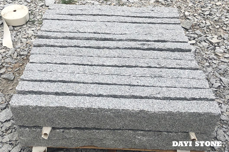 Kerbs Light Grey Granite All sides natural split 100x15x7cm